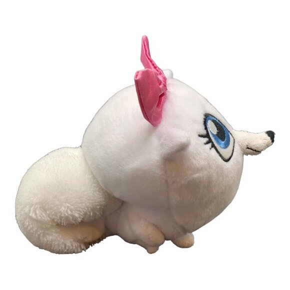 Secret Life Of Pets Gidget Plush Toy Pink Bow Blue Eyes 6in Stuffed Animal White - Picture 5 of 9